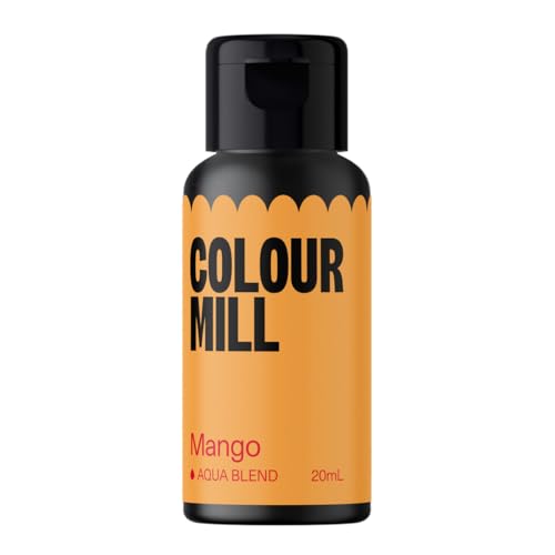 Colour Mill Aqua Blend Mango 20 ml Lebensmittelfarbe auf Wasserbasis Sehr intensiv, hoch konzentriert von Colour Mill