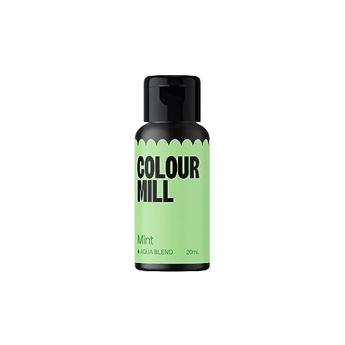 Colour Mill Aqua Blend Mint 20 ml Lebensmittelfarbe auf Wasserbasis Sehr intensiv, hoch konzentriert von Colour Mill
