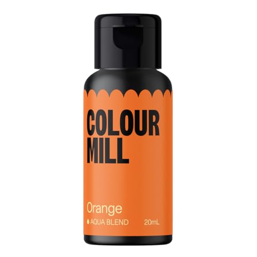 Colour Mill Aqua Blend Orange 20 ml Lebensmittelfarbe auf Wasserbasis Sehr intensiv, hoch konzentriert von Colour Mill
