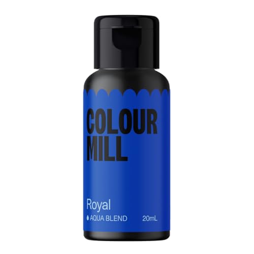 Colour Mill Aqua Blend Royal 20 ml Lebensmittelfarbe auf Wasserbasis Sehr intensiv, hoch konzentriert von Colour Mill