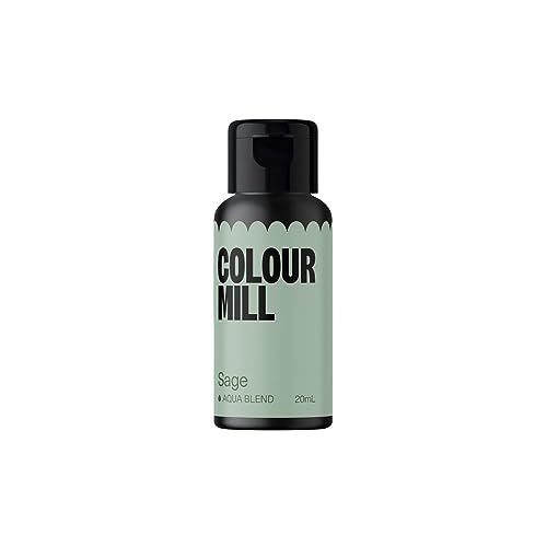 Colour Mill Aqua Blend Sage 20 ml Lebensmittelfarbe auf Wasserbasis Sehr intensiv, hoch konzentriert von Colour Mill