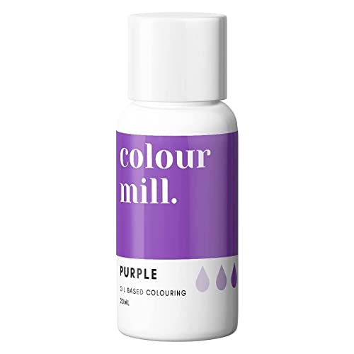 Colour Mill Next Generation Lebensmittelfarbe Öl Basis (Colour Mill Purple 20ml) von Colour Mill