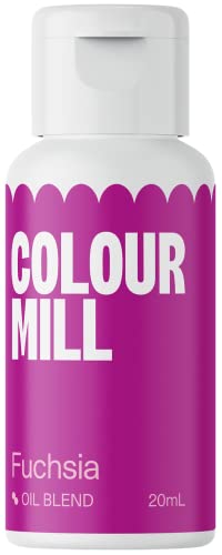 Colour Mill Oil Blend Lebensmittelfarbe auf Ölbasis Fuchsie - Lebensmittelfarben für Schokolade, Fondant, Cupcakes, Kuchen, Backen, Macaron - Food Coloring für Tortendeko - 20ml von Colour Mill