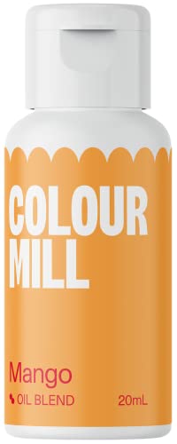 Colour Mill Oil Blend Lebensmittelfarbe auf Ölbasis Mango - Lebensmittelfarben für Schokolade, Fondant, Cupcakes, Kuchen, Backen, Macaron - Food Coloring für Tortendeko - 20ml von Colour Mill