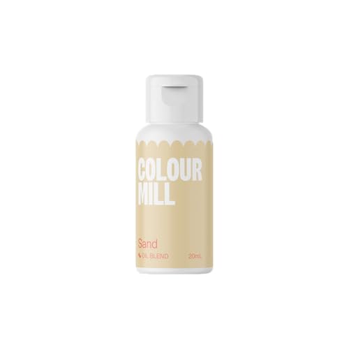 Colour Mill Oil Blend Sand Lebensmittelfarbe auf Ölbasis - Lebensmittelfarben für Schokolade, Fondant, Cupcakes, Kuchen, Backen, Macaron - Food Coloring für Tortendeko - 20ml Colour Mill Oil Blend Sand Lebensmittelfarbe auf Ölbasis - Lebensmittelfarben für Schokolade, Fondant, Cupcakes, Kuchen, Backen, Macaron - Food Coloring für Tortendeko - 20ml von Colour Mill