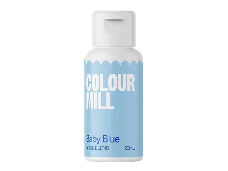 Lebensmittelfarbe öllöslich Baby Blue 20ml von Colour Mill