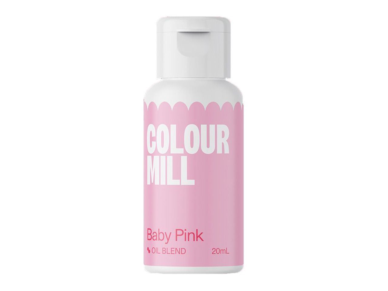Lebensmittelfarbe öllöslich Baby Pink 20ml von Colour Mill