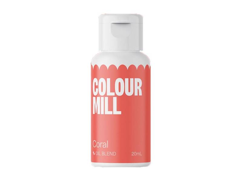 Lebensmittelfarbe öllöslich Coral 20ml von Colour Mill