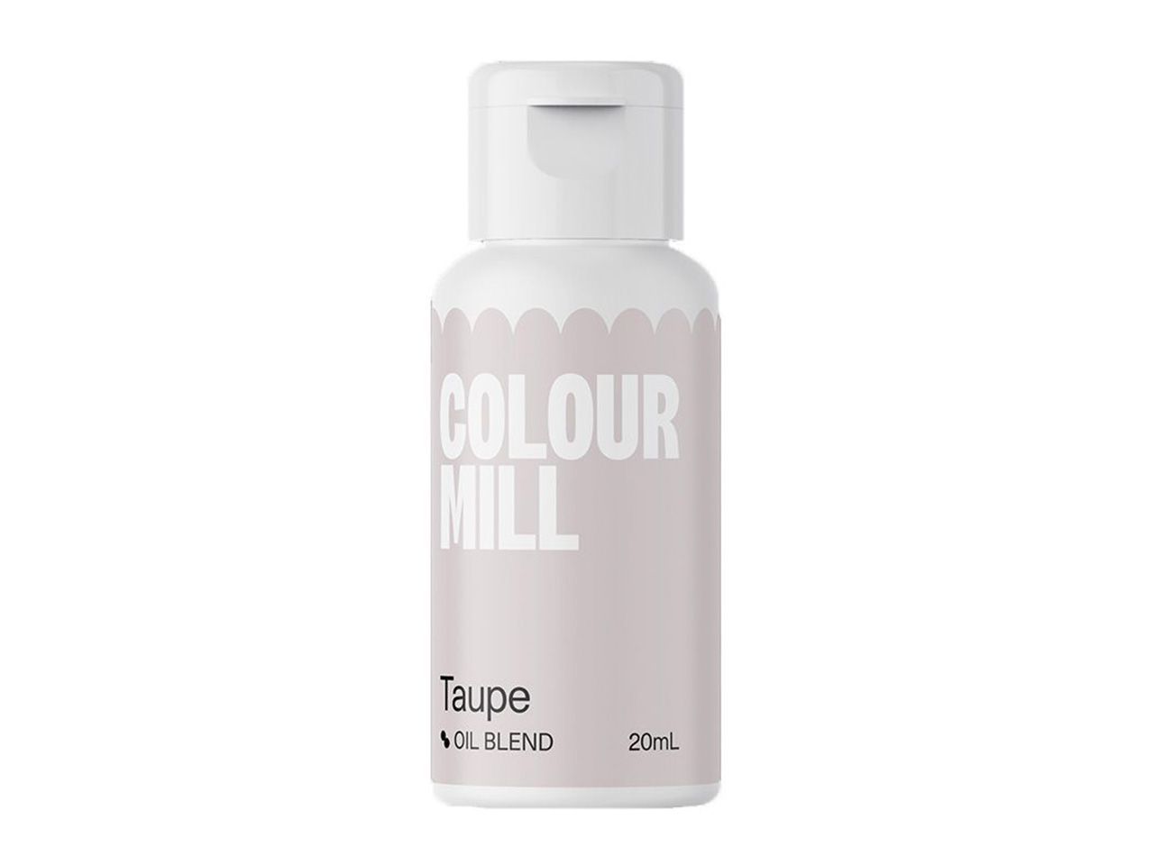 Lebensmittelfarbe öllöslich Taupe 20ml von Colour Mill