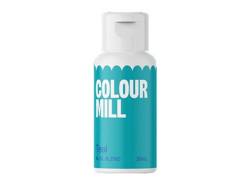 Lebensmittelfarbe öllöslich Teal 20ml von Colour Mill