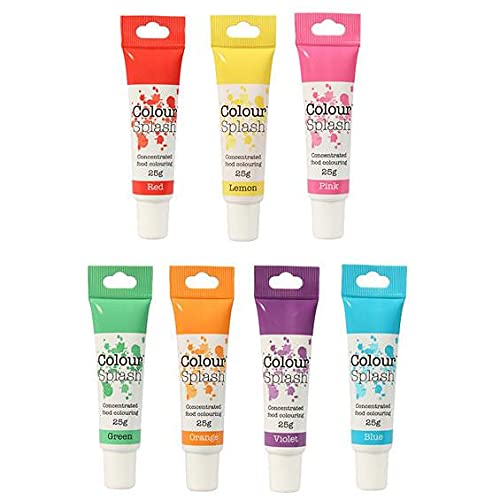 Rainbow Cake Gel Food Colouring Set - 7 Pack Rainbow Cake Gel Food Colouring Set - 7 Pack von Colour Splash