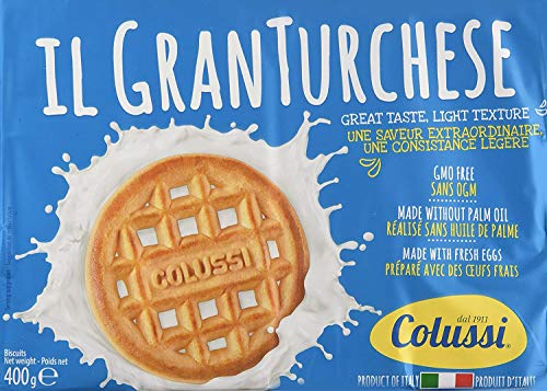 3x Colussi 'Gran Turchese' Mürbteigkekse, 400 g von Colussi