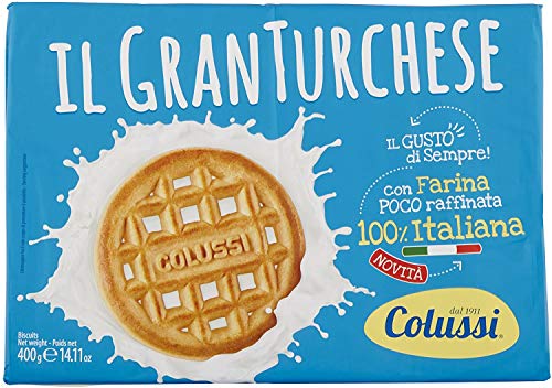 12x Colussi Granturchese Gran turchese biscuits cookies kuchen Butterkeks 400g von Colussi