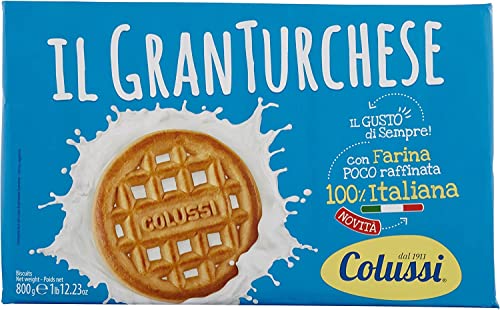 3x Colussi Granturchese Kekse Kleingebäck biscuits cookies kuchen Butterkeks 800g von Colussi