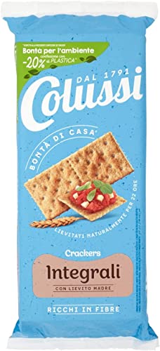 Colussi Crackers integrali - whole wheat 'Vollkorncracker', 500 g von Colussi