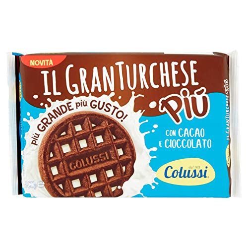 Colussi Granturchese Più Biscotti Con Cacao e Cioccolato mit Kakao und Schokolade Kekse cookie Kleingebäck 300g von Colussi