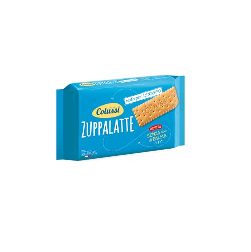 Colussi Zuppalatte Italienische Kekse ohne Palmöl Biscuits Cookies Kleingebäck 500g von Colussi