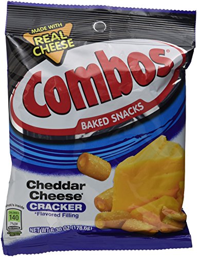 Combos Cheddar Käse-Cracker, 3er Pack (3 x 179 g) von Combos