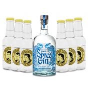 Spree Gin - Berlin Dry Gin 0,5 & Berliner Tonic Set 6x Thomas Henry Tonic 0,2 von Comida Gourmet