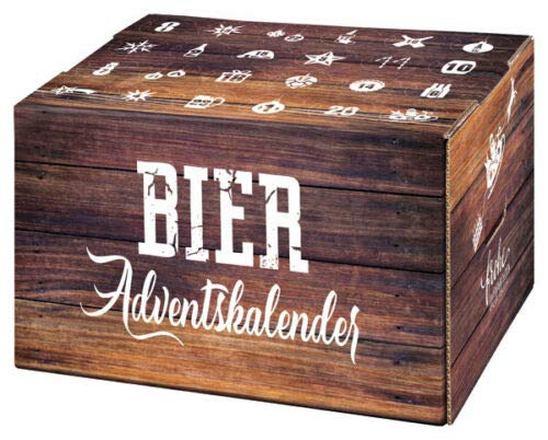 ‎Comida BIER Adventskalender zum selberbefüllen Box mit 24er Gefache Sehr Stabil von Comida