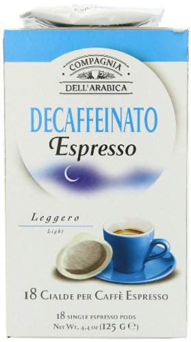 Compagnia Dell'arabica Pure Arabica Decaffeinato ESE Pods 7 g 18 St Compagnia Dell'arabica Pure Arabica Decaffeinato ESE Pods 7 g 18 St von Compagnia Dell'Arabica