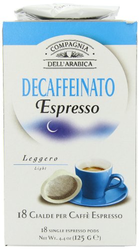 Compagnia Dell'arabica Pure Arabica Decaffeinato ESE Pods 7 g 18 St von Compagnia dell'Arabica