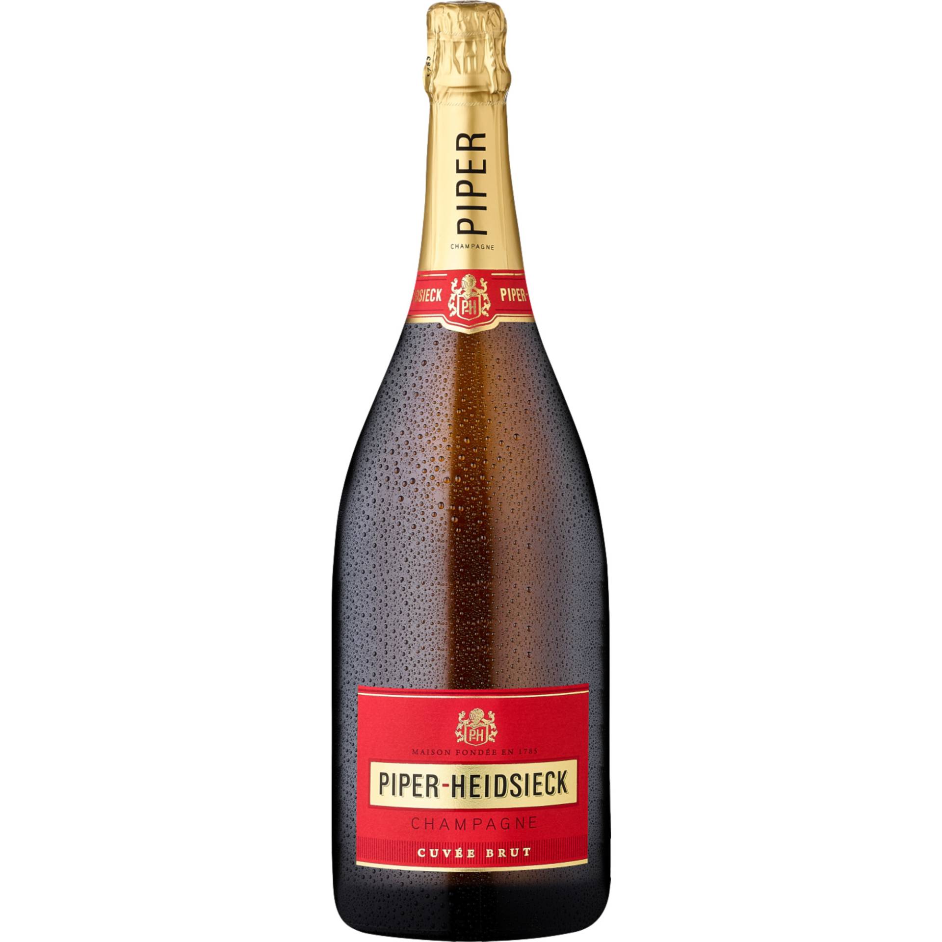 Champagne Piper-Heidsieck Cuvée, Brut, Champagne AC, Magnum, Champagne, Schaumwein Champagne Piper-Heidsieck Cuvée, Brut, Champagne AC, Magnum, Champagne, Schaumwein von Compagnie Champenoise PH-CH. Piper Heidsieck, 12, allée du Vignoble F-51100 Reims