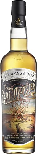 Compass Box | The Peat Monster | Blended Malt Whisky | Rauchige Intensität | Mit einem Hauch von Fruchtigkeit | 700ml | 46% vol. von Compass Box