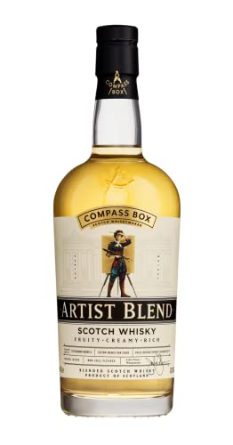 Compass Box | Artist Blend | Scotch Whisky | Reichhaltige Aromen | Mit Noten von gerösteter Eiche, Vanille und Gewürzen | 700ml | 43% vol. Compass Box | Artist Blend | Scotch Whisky | Reichhaltige Aromen | Mit Noten von gerösteter Eiche, Vanille und Gewürzen | 700ml | 43% vol. von Compass Box