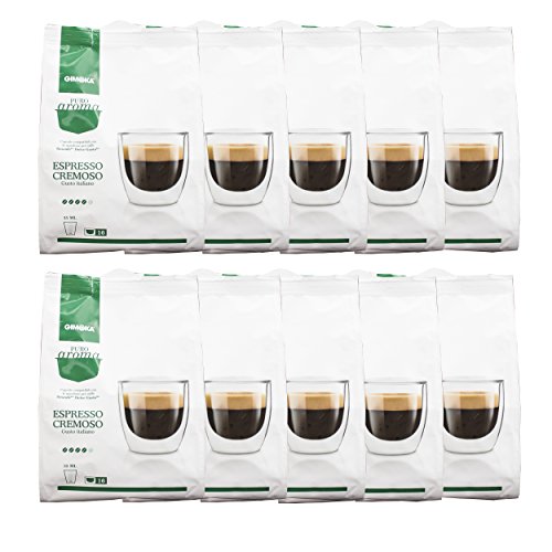 Gimoka Puro Aroma Espresso Cremoso, Gusto Italiano, Kaffee, Kaffeekapsel Nescafé Dolce Gusto Kompatibel, Grün, 160 Kapseln Gimoka Puro Aroma Espresso Cremoso, Gusto Italiano, Kaffee, Kaffeekapsel Nescafé Dolce Gusto Kompatibel, Grün, 160 Kapseln von Gimoka