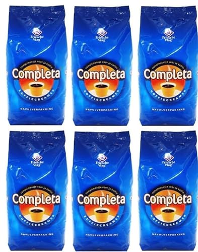 6 x Completa Kaffeeweißer (6 x 1 Kg) Coffee Creamer inkl. Gratis Five Star Kugelschreiber von Completa