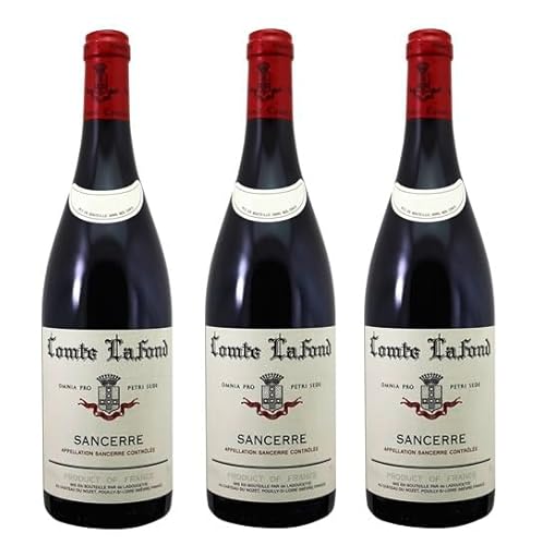 3x 0,75l - 2023er - Comte Lafond - Sancerre Rouge - Sancerre A.O.P. - Loire - Frankreich - Rotwein trocken 3x 0,75l - 2023er - Comte Lafond - Sancerre Rouge - Sancerre A.O.P. - Loire - Frankreich - Rotwein trocken von Comte Lafond