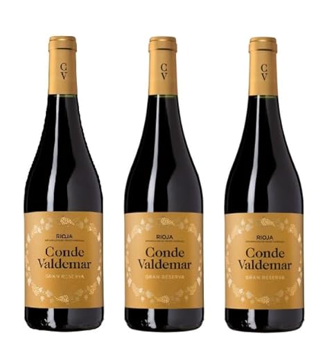 3x 0,75l - 2015er - Conde Valdemar - Gran Reserva - Rioja D.O.Ca. - Spanien - Rotwein trocken von Conde Valdemar