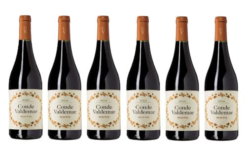 6x 0,75l - 2016er - Conde Valdemar - Reserva - Rioja D.O.Ca. - Spanien - Rotwein trocken von Conde Valdemar