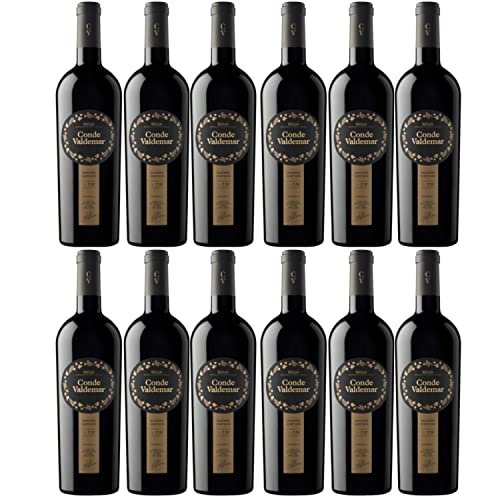 Conde Valdemar Edición Limitada Rioja DOCa Rotwein veganer Wein trocken Spanien I Versanel Paket (12 x 0,75l) von Conde Valdemar