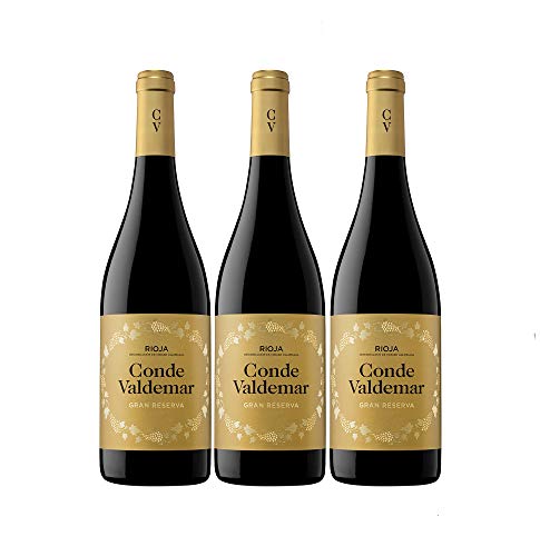 Conde Valdemar Gran Reserva Rioja DOCa Rotwein veganer Wein trocken Spanien (3 Flaschen) von Conde Valdemar