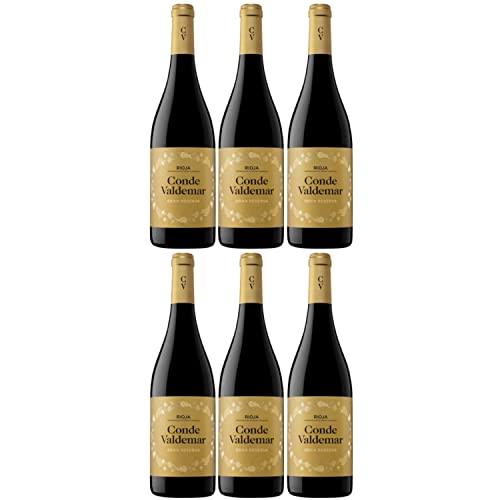 Conde Valdemar Gran Reserva Rioja DOCa Rotwein veganer Wein trocken Spanien I Versanel Paket (6 x 0,75l) von Conde Valdemar