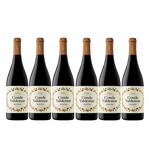 Conde Valdemar Reserva Rioja DOCa Rotwein veganer Wein trocken Spanien (6 Flaschen) von Conde Valdemar