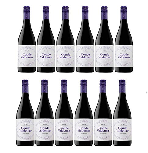Conde Valdemar Tempranillo Rioja DOCa Rotwein veganer Wein trocken Spanien (12 Flaschen) von Conde Valdemar