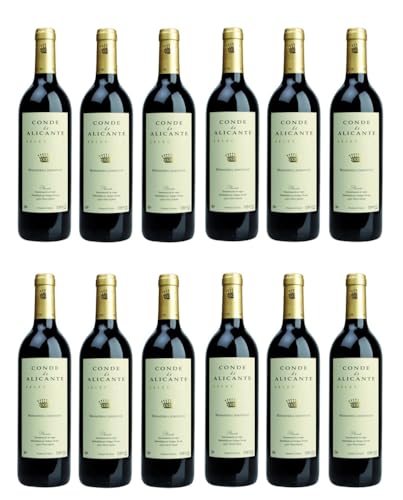 12x 0,75l - 2023er - Conde de Alicante - Tinto - Monastrell semidulce - Alicante D.O.P. - Spanien - Rotwein lieblich 12x 0,75l - 2023er - Conde de Alicante - Tinto - Monastrell semidulce - Alicante D.O.P. - Spanien - Rotwein lieblich von Conde de Alicante