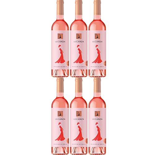 Condesa de Leganza Rosado Roséwein Wein trocken Spanien I Visando Paket (6 Flaschen) von Condesa de Leganza