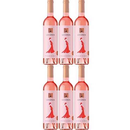 Condesa de Leganza Rosado Roséwein Wein trocken Spanien I Visando Paket (6 Flaschen) von Condesa de Leganza