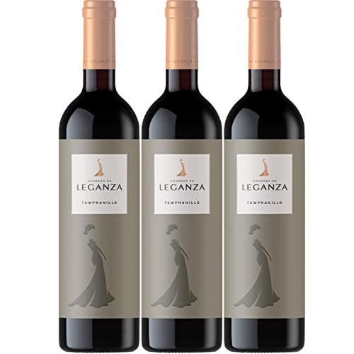 Condesa de Leganza Tempranillo Rotwein Wein trocken Spanien I Visando Paket (3 Flaschen) von Condesa de Leganza