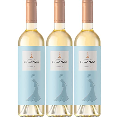Condesa de Leganza Verdejo Weißwein Wein trocken Spanien I Visando Paket (3 Flaschen) von Condesa de Leganza