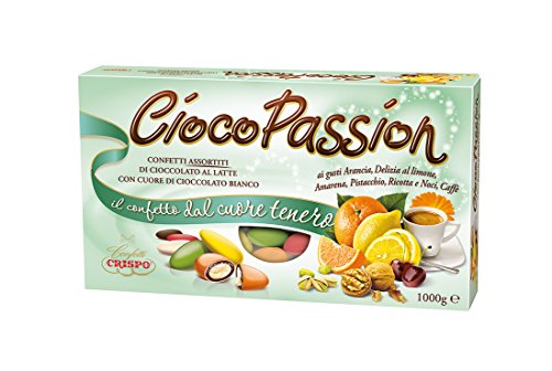 CRISPO ITALIENISCHE KONFETTI | CiocoPassion mit Schokolade | GESCHMACK GEMISCHT | VERSCHIEDENE FARBEN | 1 Kg von CRISPO