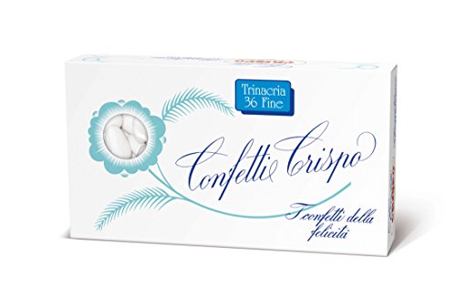 Confetti Crispo 'Hochzeitsmandeln oder Taufmandeln' weiß, 1 kg von CRISPO