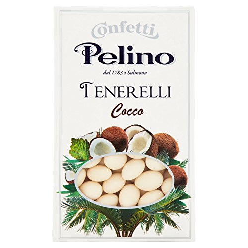 Confetti Pelino Sulmona dal 1783 - Dragées Tenerelli Cocco - Packung mit 300gr von Confetti Pelino Sulmona dal 1783