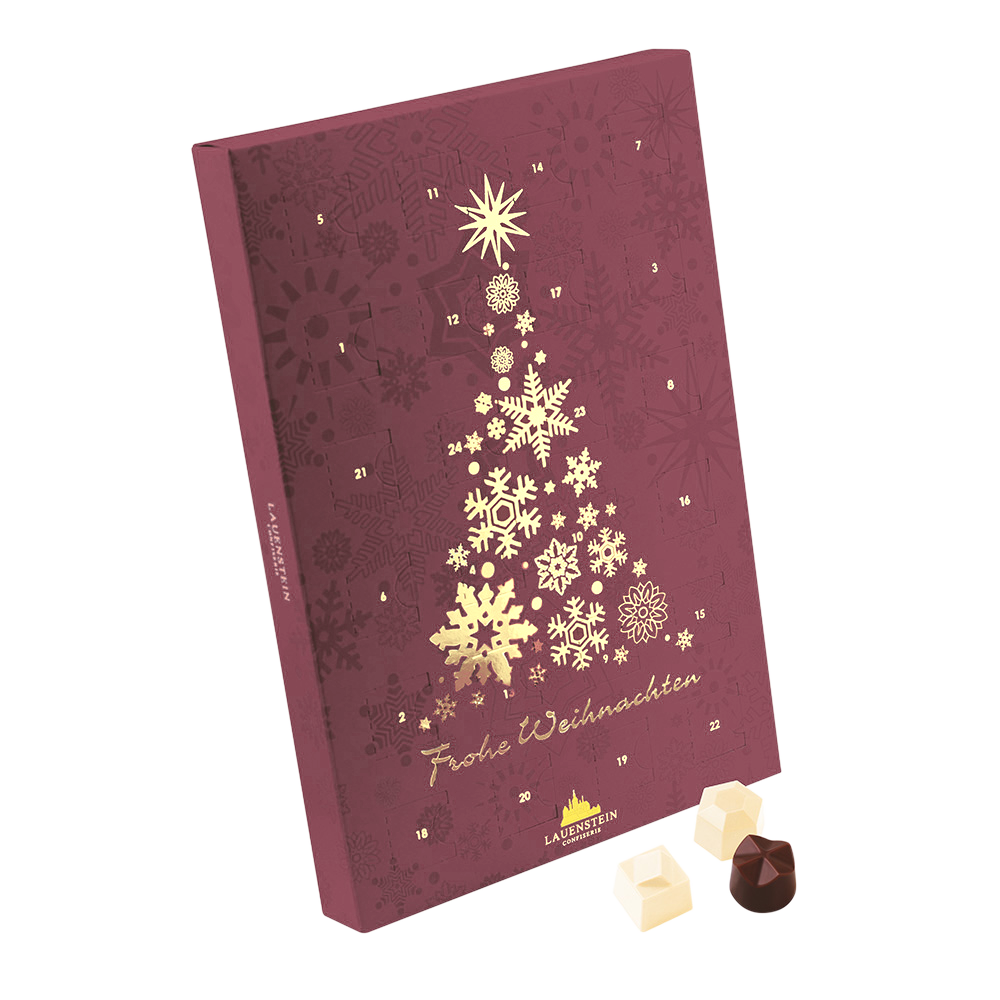 Adventskalender Mini-Pralinen Adventskalender Mini-Pralinen von Confiserie Burg Lauenstein GmbH