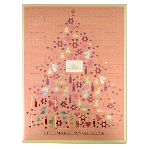 Adventskalender "Weihnachtsbaum" Edelmarzipan von Confiserie Burg Lauenstein GmbH