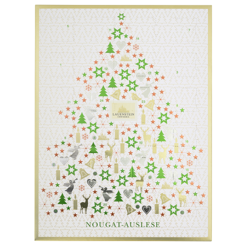 Adventskalender "Weihnachtsbaum" Nougat Adventskalender "Weihnachtsbaum" Nougat von Confiserie Burg Lauenstein GmbH